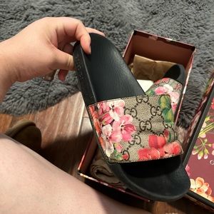 Gucci Floral Slides